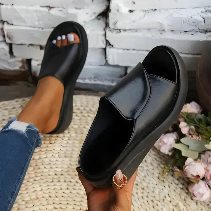 Eliza™ – Orthopedic Slip-on Wedge Sandals