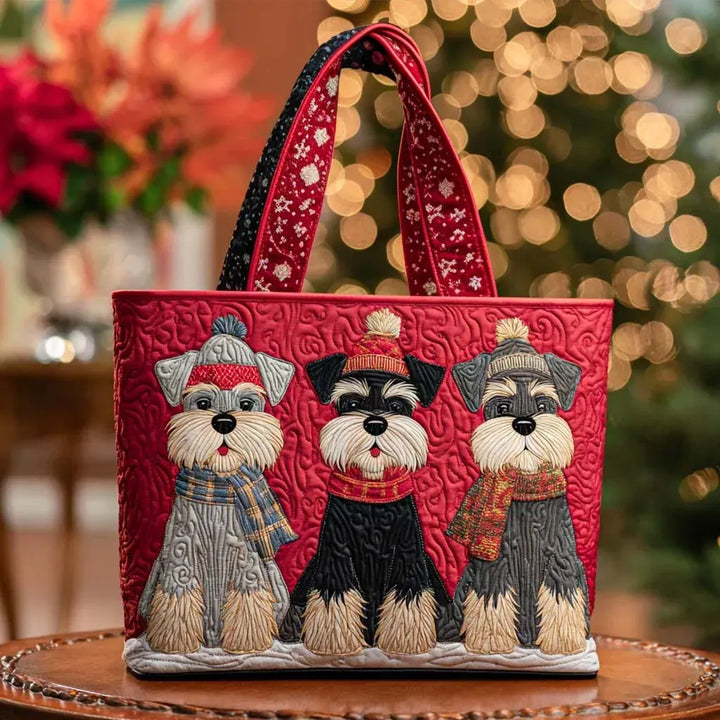 Handcrafted Bag - Trio of Schnauzer Designs