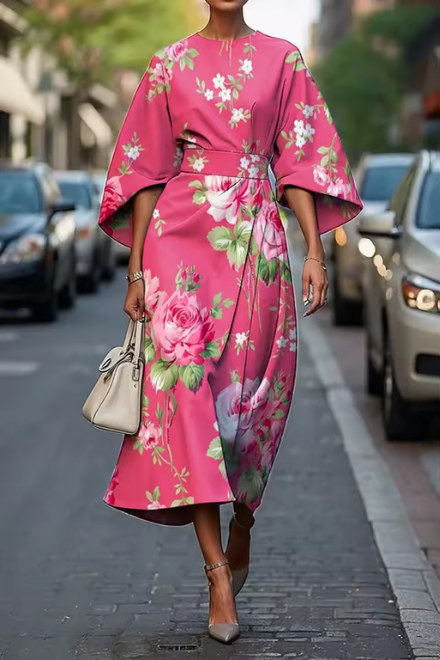 Olivia | Elegant Floral Dress