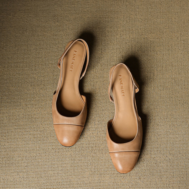 Reyna Genuine Leather Pumps