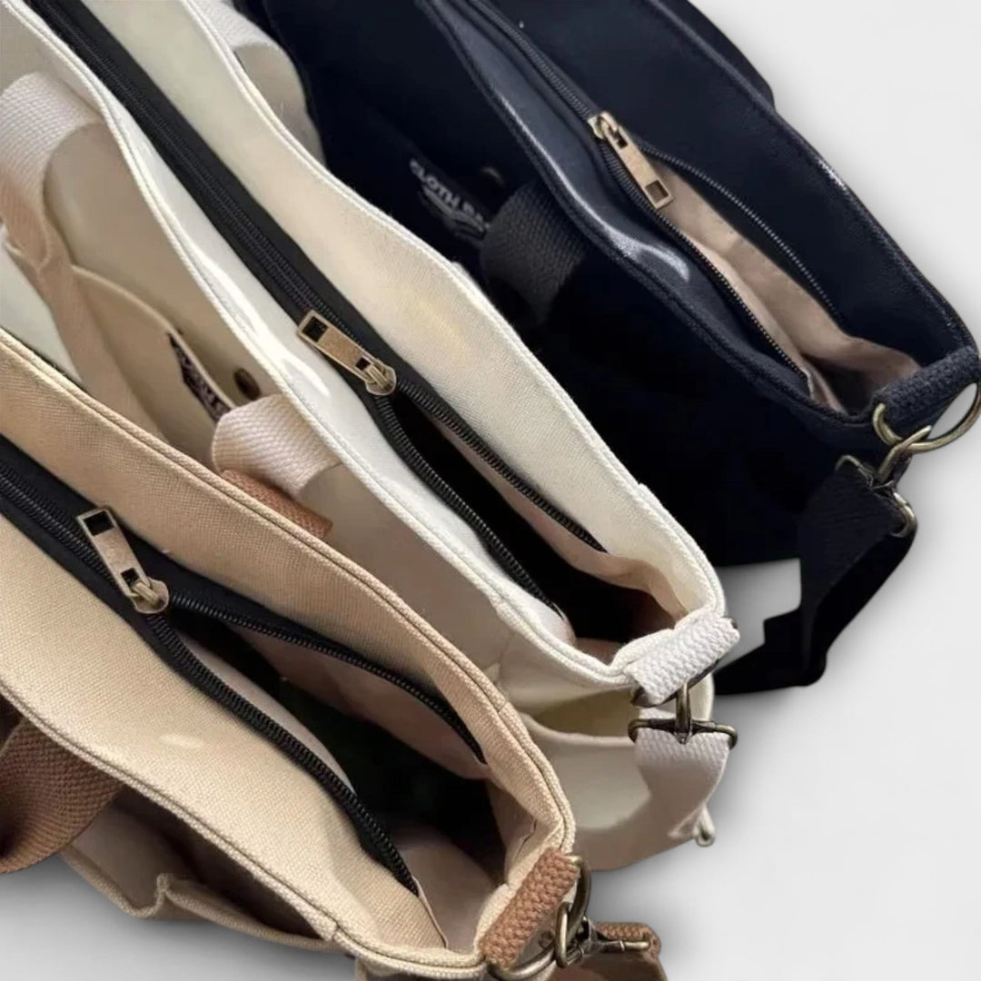 Amara - Sleek Minimalist Canvas Tote