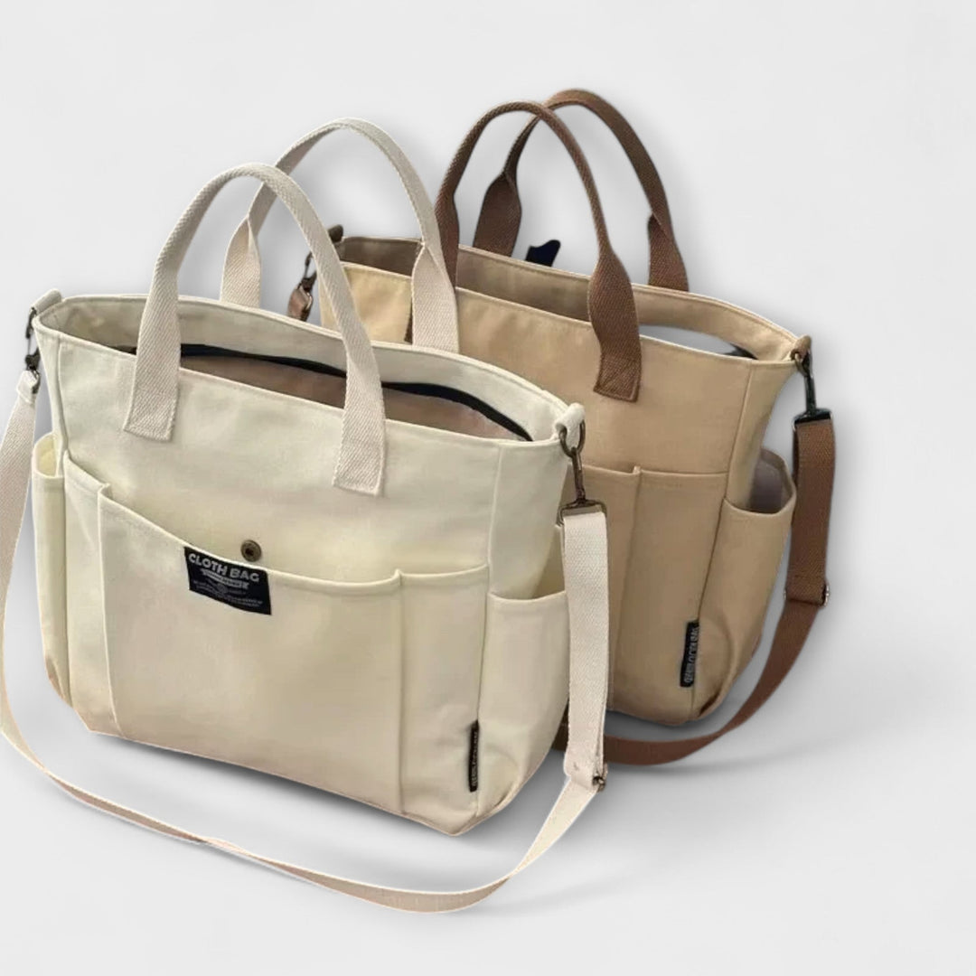 Amara - Sleek Minimalist Canvas Tote