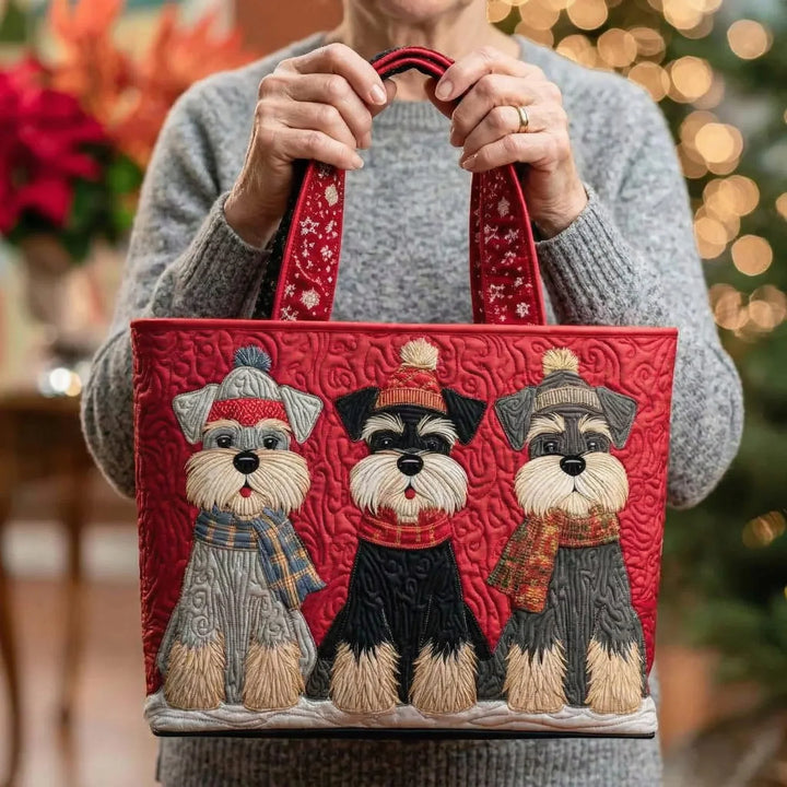 Handcrafted Bag - Trio of Schnauzer Designs